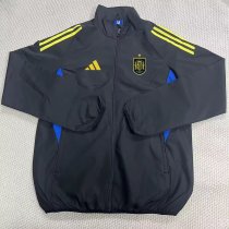spain Windbreaker  Black 1:1 Quality Soccer Jersey  25-26