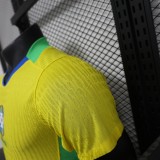 Brazil home player 1:1 Quality Soccer Jersey 25-26