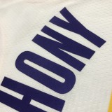 Los Angeles Lakers  75 Year  White #7 ANTHONY  1:1 Quality NBA Season Jerseys 2022