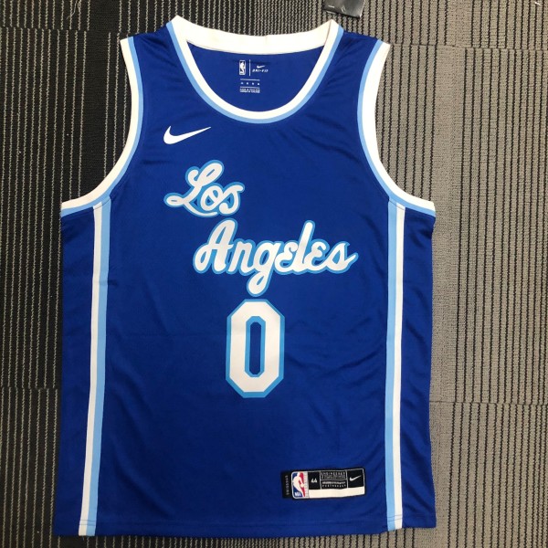 Los Angeles Lakers Blue Latin Night #0 WESTBROOK 1:1 Quality NBA Season Jerseys