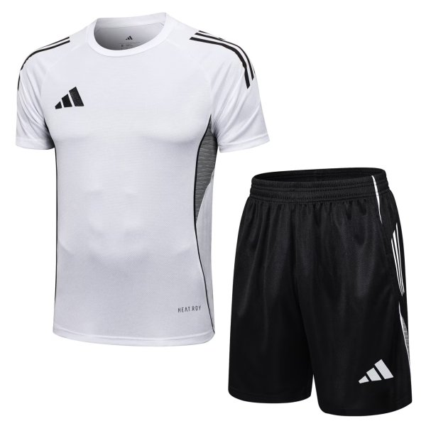 Adidas Clover Sets  White 1:1 Quality Soccer Jersey  25-26