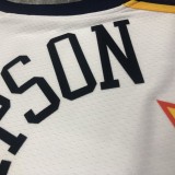 Golden State Warriors  V-neck White #11 THOMPSON  1:1 Quality NBA Season Jerseys 2009-2010