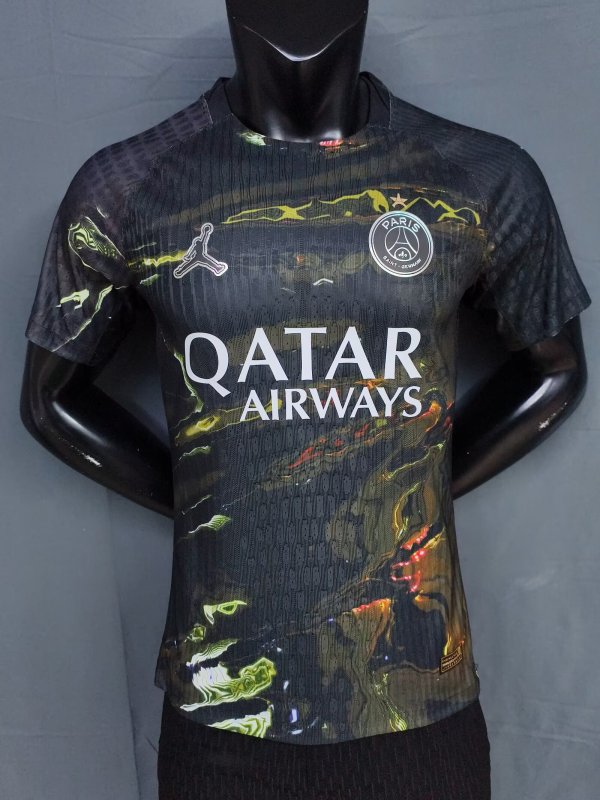 PSG Paris Fourth Dark Night Special  Edition Player 1:1 Quality Soccer Jersey  26-27