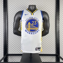 Golden State Warriors  V-neck White #23 GREEN 1:1 Quality NBA Season Jerseys 2023