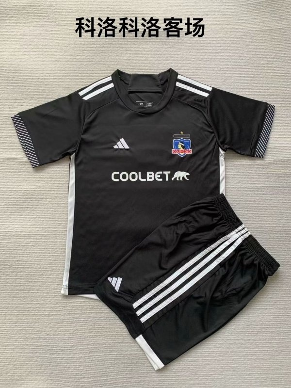 Colo-Colo away   Kids  1:1 Quality Soccer Jersey  24-25