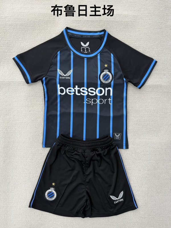 Brugge Home Fans  (Kids and Man)  1:1 Quality Soccer Jersey  25-26
