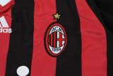 Retro AC Milan Home Long Sleeve Kids  1:1 Quality Soccer Jersey 2009-2010