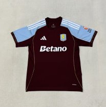 Aston Villa Home  Fans 1:1 Quality Soccer Jersey   25-26