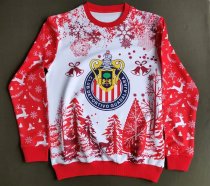 Chivas (Guadalajara ) Christmas hoodie White Red Jacket  Tracksuit  1:1 Quality 25-26