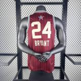 Los Angeles Lakers Kobe #24 BRYANT  Red  All-Star NBA Jersey  2024