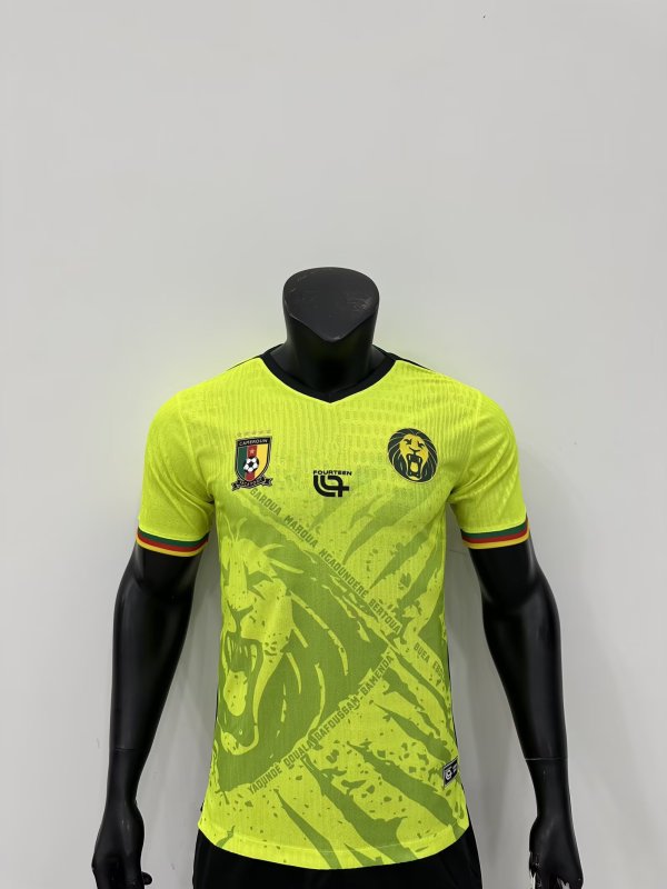 Cameroon Special Edition Player Green  1:1 Quality Soccer Jersey  25-26