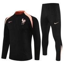 France  Training  Tracksuit Black (Kids And Man )  1:1  25-26