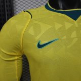 Brazil home long  player 1:1 Quality Soccer Jersey 26-27（2026）
