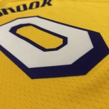 Los Angeles Lakers  V-Neck  Yellow with star  #0 WESTBROOK  1:1 Quality NBA Season Jerseys