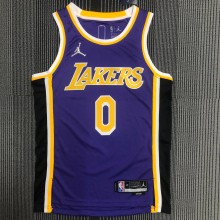 Los Angeles Lakers 75 Year Jordan Pruple #0 WESTBROOK 1:1 Quality NBA Season Jerseys