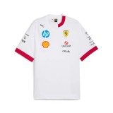 F1 Ferrari round neck  Short Sleeve Racing Suit 2025