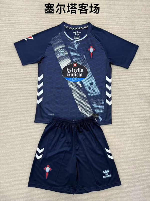 Celta Away Fans Kits  1:1 Quality Soccer Jersey 25-26 (Kids And Man )