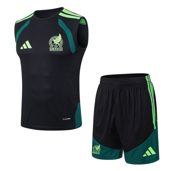 Mexico Vest Training Player With Pants Sets 1:1 Quality Soccer Jersey   26-27 (2026)
