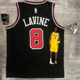 Chicago Bulls Black #8 LAVINE 1:1 Quality NBA  Season Jerseys