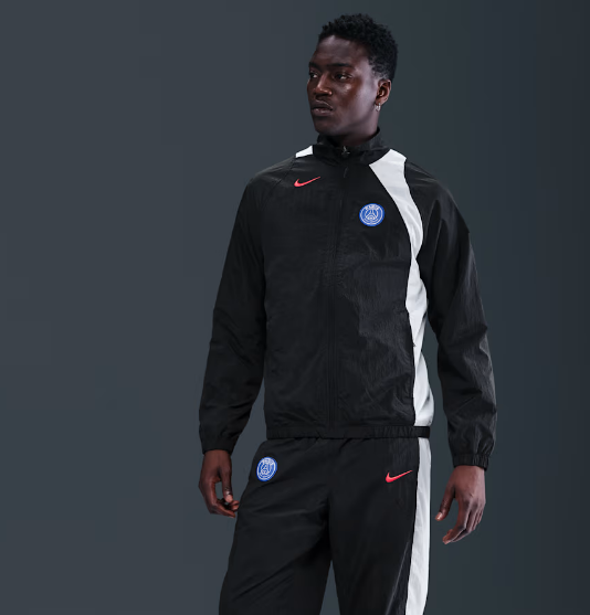 PSG Paris  Windbreaker  Black 1:1 Quality Soccer Jersey 26-27