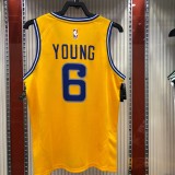 Golden State Warriors Yellow  #6 YOUNG CURRY 1:1 Quality NBA Season Jerseys