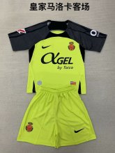 Mallorca away Kids  1:1 Quality Soccer Jersey   24-25