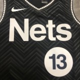 Brooklyn Nets Reward Edition Black #13 HARDEN 1:1 Quality NBA  Season Jerseys 2021