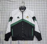 Betis Windbreaker White  Green 1:1 Quality Soccer Jersey  1995-1997