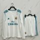 Retro Real Madrid Home Long Kits Suit  1:1 Quality Soccer Jersey 2017-2018
