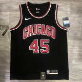 Chicago Bulls Black #45 JORDAN 1:1 Quality NBA  Season Jerseys