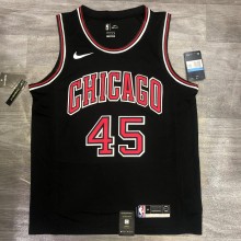 Chicago Bulls Black #45 JORDAN 1:1 Quality NBA  Season Jerseys