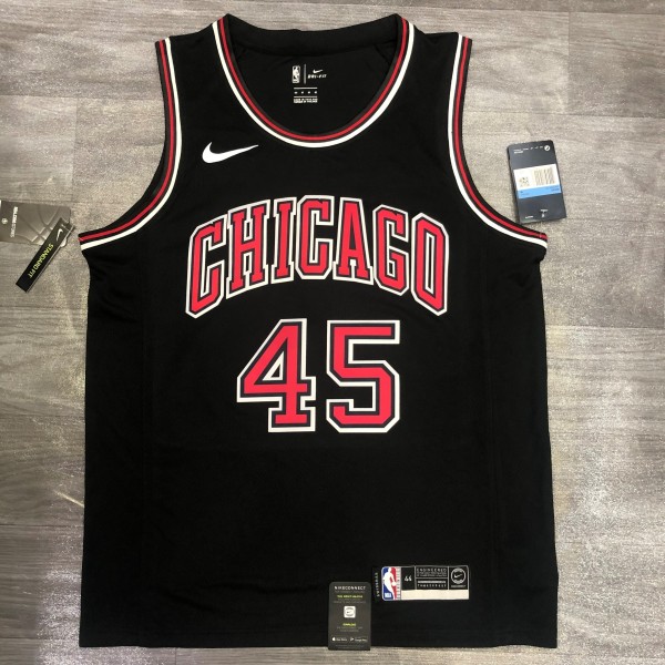 Chicago Bulls Black #45 JORDAN 1:1 Quality NBA  Season Jerseys