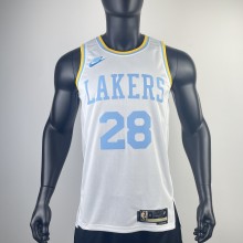 Los Angeles Lakers  White  #28 HACHIMURA 1:1 Quality NBA Season Jerseys 2023