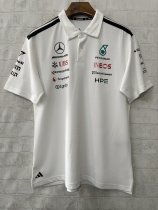 F1 Mercedes-Benz POLO  White Short Sleeve Racing Suit 2026