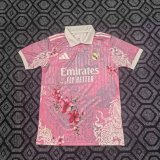 Real Madrid  POLO  Special Edition Fans Rose Pink 1:1 Quality Soccer Jersey  26-27
