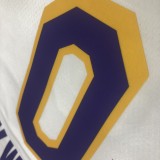 Los Angeles Lakers White V-neck  #0 KUZMA 1:1 Quality NBA Season Jerseys