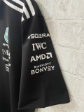 F1 Mercedes Black POLO Short Sleeve Racing Suit 2025