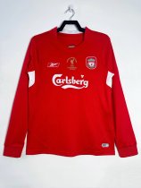Retro Liverpool long  Home   1:1 Quality Soccer Jersey  2004-2005