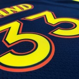 Golden State Warriors  V-neck Black City  Edition #33 WISEMAN 1:1 Quality NBA Season Jerseys 2021