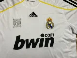 Retro Real Madrid long Home  1:1 Quality Soccer Jersey    2009-2010