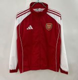 Arsenal   Red Windbreaker 1:1 Quality Soccer Jersey  25-26