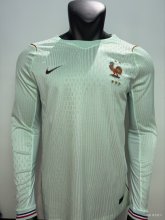 France Away Long Sleeve  Player 1:1 Quality Soccer Jersey 26-27 (2026)