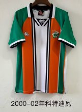 Retro Cote dIvoire home fans 1:1 Quality Soccer Jersey  2000-2002