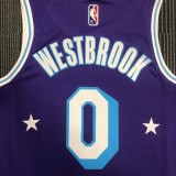 Los Angeles Lakers City Edition 75 Year  Prople #0 WESTBROOK 1:1 Quality NBA Season Jerseys 2022