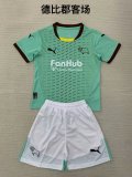 Derby County  away  kids  1:1 Quality Soccer Jersey   24-25