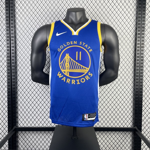 Golden State Warriors  V-neck blue #11 THOMPSON 1:1 Quality NBA Season Jerseys 2023
