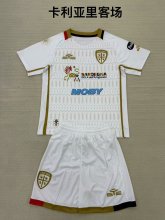 CAGLIARI away Kids 1:1 Quality Soccer Jersey   24-25