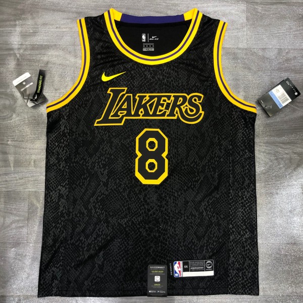 Los Angeles Lakers Kobe  #8 BRYANT  snake pattern NBA Jerseys