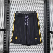 Manchester United T-shirt leisure Fans Pant Pants Shorts    1:1 Quality Soccer Jersey 25-26