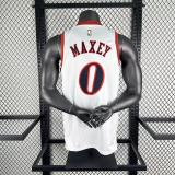Philadelphia 76ers Retro White #0 MAXEY 1:1 Quality NBA  Season Jerseys 2026